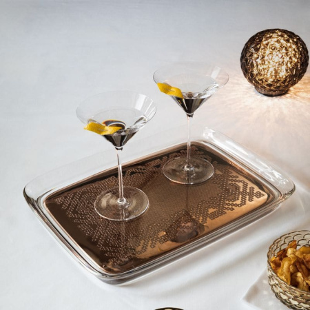 Kartell Teatime Поднос из переработанного полиметилметакрилата, 43,5х33х4,1h см, бронзовый