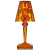 Kartell Battery Настольная лампа, 12х12х26 см, цвет - янтарный прозрачный