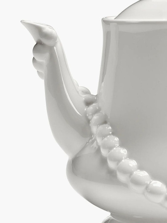 Serax Les Objets Mouleversants Фарфоровый заварочный чайник, размеры: 19,2х13,2х16,5h см, белый