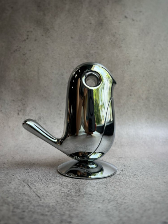 Alessi Chip Металлический магнитный держатель для скрепок, размеры: 9,5х9,5х10,5h см