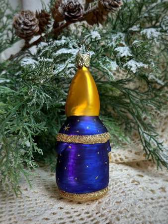 Inge Glas Стеклянная елочная игрушка Отец - Месяц, размеры - 12 см