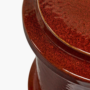 Serax Geometrical Pawn Керамический столик, размеры: 35х35х44,5h см, цвет - Red (красный)