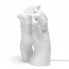Seletti With me Настольная лампа Пара рук, размеры: 22х18х32h см, цвет - белый