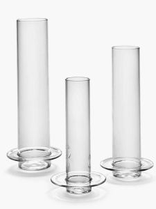 Serax Glass Towers Маленькая стеклянная ваза, размеры: 10,5х4,9х22,5h см, цвет - прозрачный