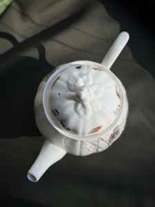 Gien Sologne Заварочный чайник, объем - 1,1 л, цвет - белый, коричневый