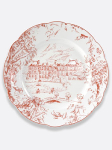 Bernardaud Tout Paris Обеденная тарелка, диаметр - 26 см, цвет - белый, красный