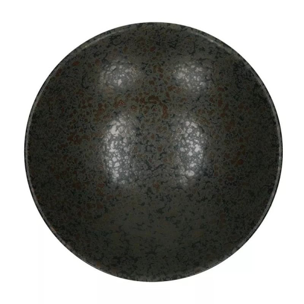 Pomax Basalt Глубокая тарелка для супа или каши, диаметр - 18,8 см, цвет - черный, коричневый