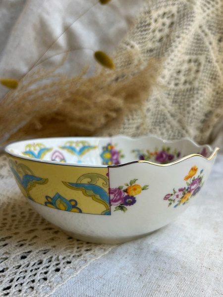 Seletti Hybrid Салатник Bauci, 17,5х17,5х7,5 см, цвет - белый, разноцветный