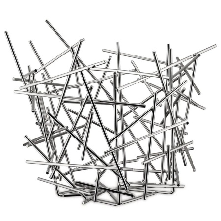 Alessi Blow up Металлическая корзина для подачи фруктов, размеры: 36х35х31,5h см, сталь