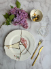 Seletti Kintsugi Тарелка для основного блюда, диаметр - 27.5 см, цвет - белый, красный, золотой