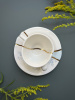Seletti Kintsugi Фарфоровая кофейная пара для эспрессо, цвет - белый, красный, синий, золотой