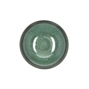 Pomax MIRHA ESMERALDA Керамическая пиала, диаметр - 11,2 см, высота - 6 см, цвет - черный, бирюзовый