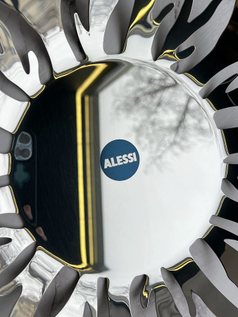 Alessi Mediterraneo Металлическое блюдо для фруктов, размеры: 29х29х10,8h см, полированная сталь