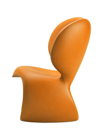 Qeeboo Don't F**k with the mouse Уличное кресло, размеры: 90x66x85 см, цвет - оранжевый