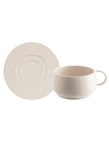 Degrenne Cafeterie Empileo Чайная пара, объем - 250 мл, цвет - розовый