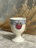 Gien Oiseaux Bleu Fruits Набор из 2 подставок для яиц, размеры: 5,2х5,2х7h см, цвет - белый, синий
