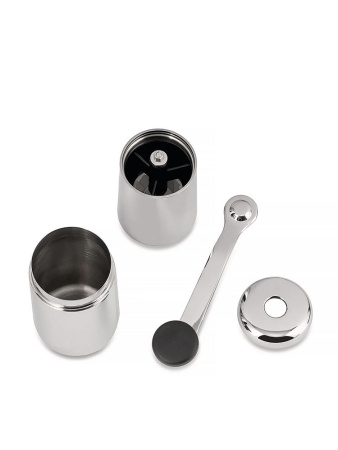 Alessi Slow coffee Ручная кофемолка, размеры: 16х16х21,5h см, цвет - полированная сталь
