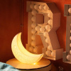 Seletti Настольная лампа My Tiny Moon, размеры: 36,9х10х33 см, цвет - белый