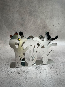 Alessi Mediterraneo Держатель для салфеток, размеры: 18х18х33h см, нержавеющая сталь