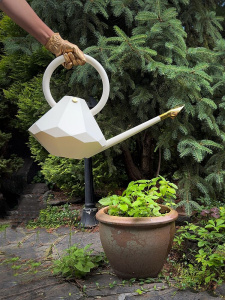 Garden Glory Лейка с распылитем, объем - 8 л, размеры: 52х40h см, цвет - белый (Crystal)