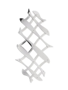 Alessi Pescher Подставка для горячего с изменяемым размером, цвет - полированная сталь