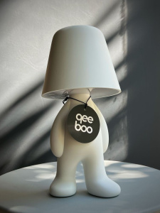 Qeeboo Sweet Brothers TOM Декоративный светильник, размеры: 15x15x31 см, цвет - белый матовый