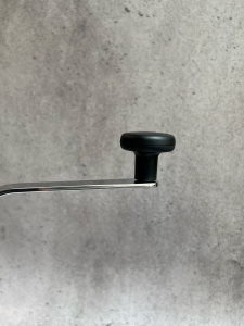 Alessi Slow coffee Ручная кофемолка, размеры: 16х16х21,5h см, цвет - полированная сталь