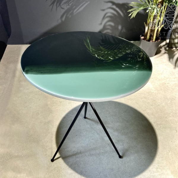 Baxter Liquid Кофейный столик, 40х40х44h см, черный, зеленый