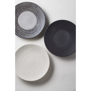 Revol Arborescence Фарфоровая тарелка для основного блюда, 28 см, черный