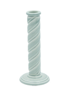 Gien Bougeoirs Berlingot Подсвечник из французского фаянса, цвет - Celadon (нежно-голубой)