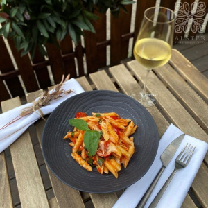 Revol Arborescence Фарфоровая тарелка для супа, 24 см, черный