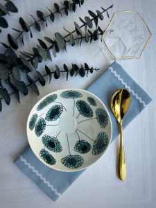 Serax Marni Midnight Flowers Набор из 2-х пиал с рисунком Anemone Vaniglia, диаметр - 15 см, 500 мл