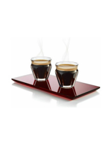 Baccarat Harcourt Coffee Set Кофейный набор из 2-х хрустальных стаканчиков и подноса
