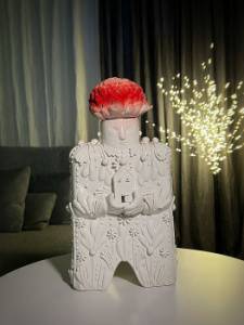 Ваза - скульптура Хранитель уюта, автор - A. Kruglikova