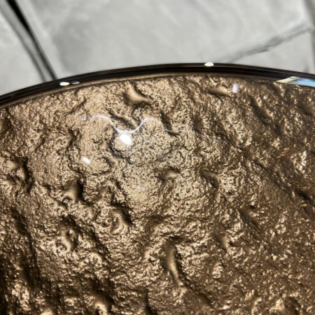 Fiam Lakes 50 Кофейный столик со стеклянной столешницей, размеры: 50 х 50 х 50h см, бронзовый