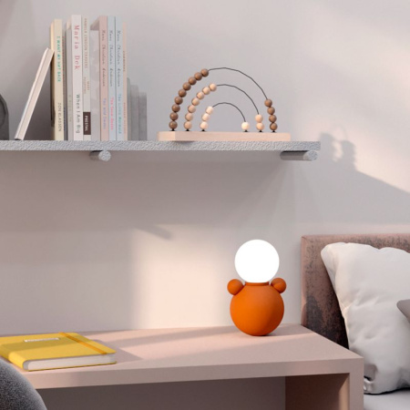 Svoy Design Керамический настольный светильник Nevalyashka, размеры: 14х14х22h см, терракотовый