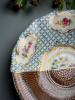 Seletti Hybrid Djenne Фарфоровая кофейная пара для эспрессо, цвет - белый, голубой, золотой