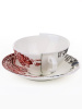 Seletti Hybrid Фарфоровая чайная пара Zora, 10,5х10,7х5,7 см, цвет - белый