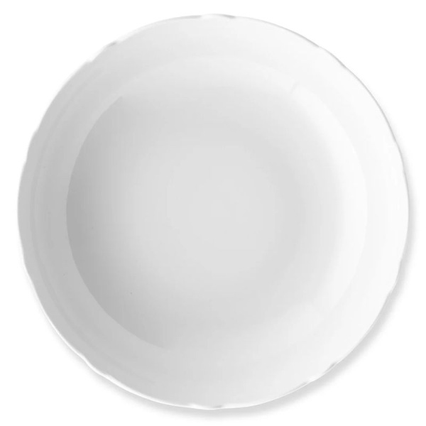 Alessi Dressed Фарфоровый салатник, объем - 2,9 л, размеры: 29,5х29,5х7h см, цвет - белый