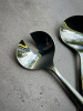 Alessi Dressed Набор для салата с рельефным узором на задней поверхности ручки, нержавеющая сталь