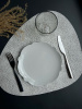 Alessi Dressed Фарфоровая десертная тарелка, диаметр - 20,5 см, цвет - белый