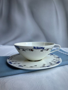 Serax Marni Midnight Flowers Набор из 2-х чайных пар с рисунком Anemone Milk MF, объем - 200 мл