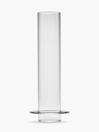 Serax Glass Tower Большая стеклянная ваза, размеры: 12,5х7х32,5h см, цвет - прозрачный