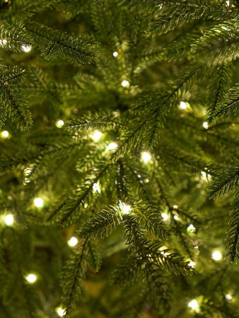 MAX Christmas Искусственная Ель Лесная Симфония Elite со встроенной LED-подсветкой, 240 см, зеленый