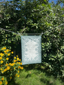 Gien Les Depareillees Набор из 2-х сервировочных салфеток, размеры: 54х38 см, цвет - белый, зеленый