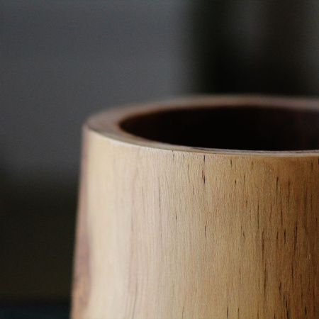 D&M Depot Dark Деревянное кашпо, 14х14х11 см