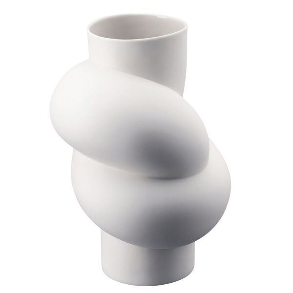 Rosenthal Node Фарфоровая ваза, размеры: 18х18х25,5 см, цвет - White (белый)