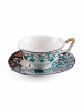 Seletti Hybrid Фарфоровая чайная пара Aspero, размеры: 10,5х10,8х5,7h см, белый, зеленый, черный