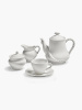 Serax Les Objets Mouleversants Фарфоровый заварочный чайник, размеры: 19,2х13,2х16,5h см, белый