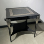 Mariner Кофейный столик, 74х74х69 см, черный/серебряный